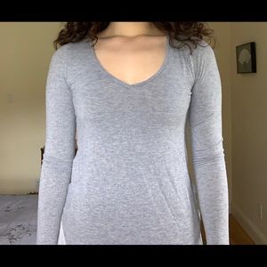 Gray Soft and Sexy Long Sleeve
